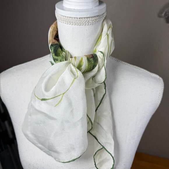 Vintage Floral Scarf - Picture 2 of 4